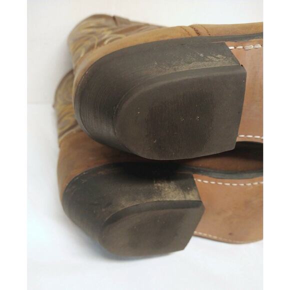 Laredo WM 12 Lea Vamp Fox Womens Western Cowgirl Boots Cowboy - Picture 13 of 16